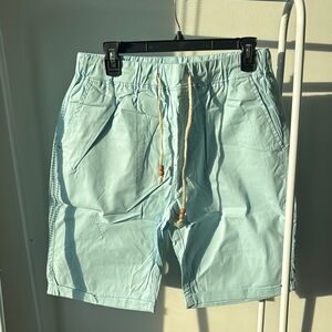 Sky Blue Men's Drawstring Shorts